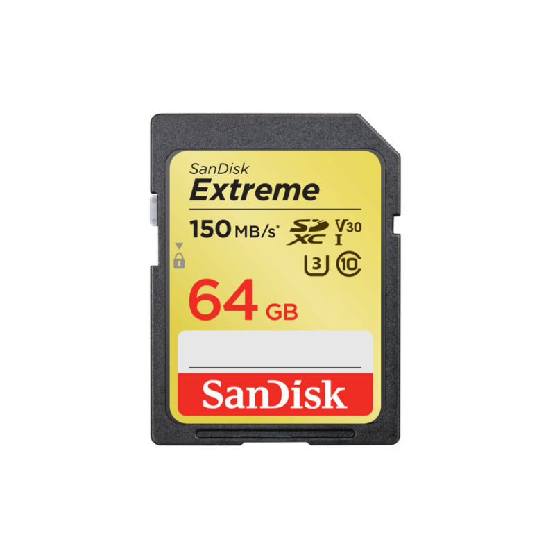 SANDISK - SanDisk Extreme - Carte mémoire flash - 64 Go